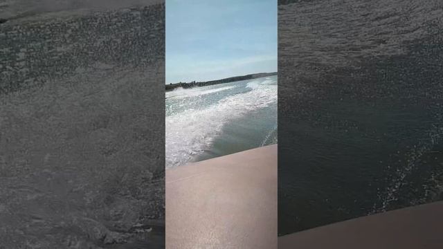 Hank And Randy Wakeboarding Together