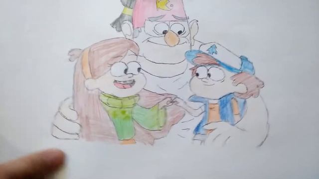 Возрождение/Или обзор на рисунки по Гравити Фолз