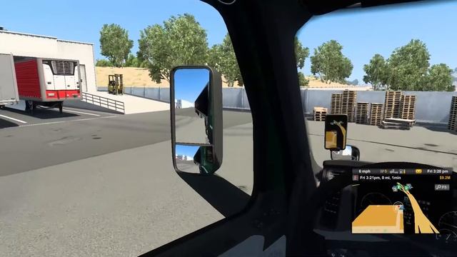 Blind Side Backing With A Day Cab Truck In ATS
