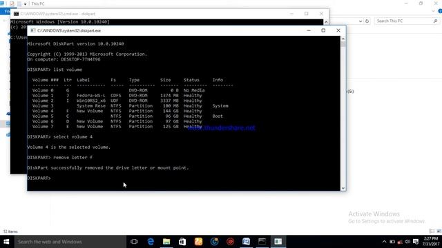 How To Hide Drive Volume In Window 7,8,10