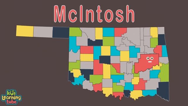 Oklahoma - Counties and Geography  50 States of America