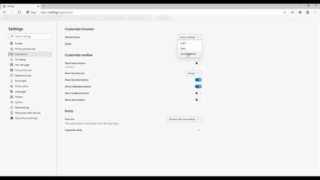 How To Enable Dark Mode In Microsoft Edge Chromium In Windows 10