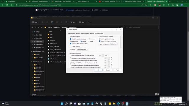 Internet Speed Meter Di Windows 11!? Pakai Aja Traffic Monitor