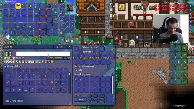 O NOVO MINÉRIO ABSURDAMENTE APELÃO DO REDEMPTION! Terraria Mod Of Redemption #06