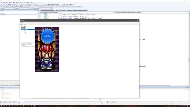 C++ And C# Programming - Platformer Tool Stuff