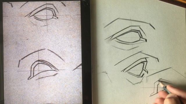 Курс рисунка по Чарльзу Баргу. Рисование глаз. Урок #2