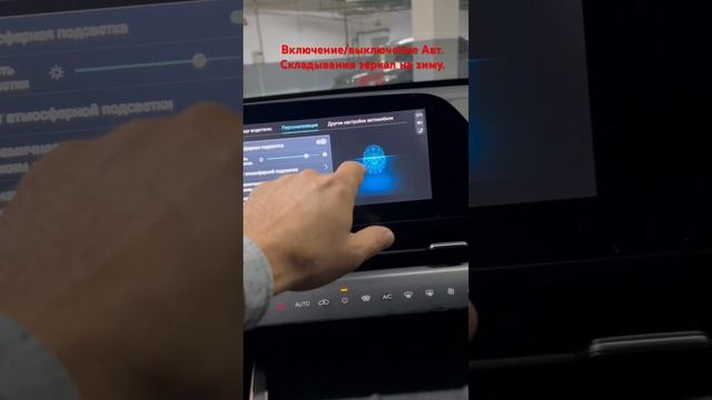 Китайские автомобили. Отключаем автоматическое складывание зеркал заднего вида. Фишки OMODA C5