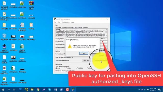 How To Generating An SSH Key  Windows Using The PuTTY.
