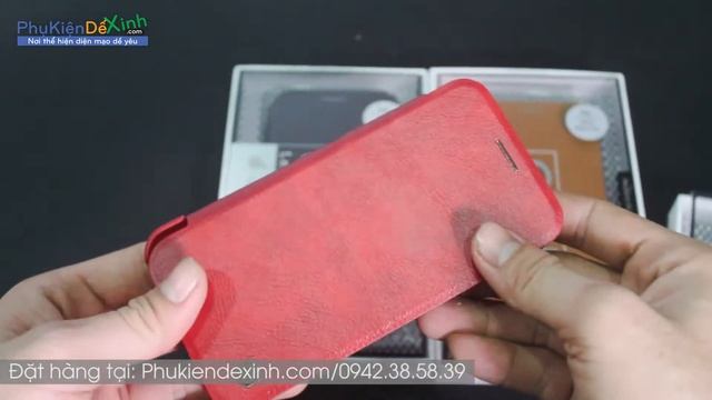 Bao Da IPhone 11 Pro Hiệu Nillkin Qin Chính Hãng Cao Cấp
