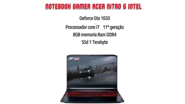 Notebook Gamer Acer Nitro 5 Intel