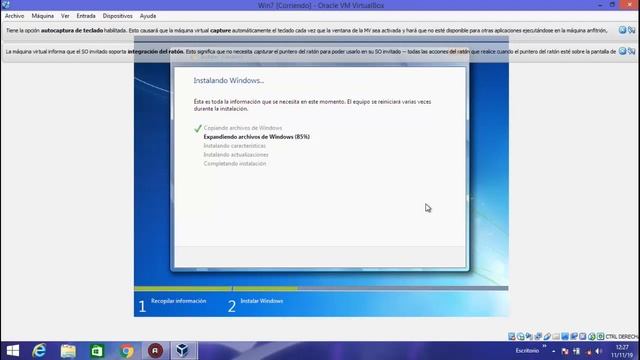 Instalación De Windows 7 En MV