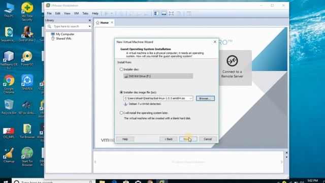 How To Use Live Kali Linux In Vmware Workstation Full Tutorial In Hindi #vmware #livekali