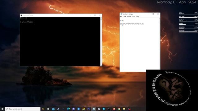 Batch Lab Echos And Inputs