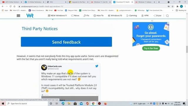 Windows 11 Support  OR Not Your Own Pc ? How To Fix Them || Online Technology Dipak || Nepali Video
