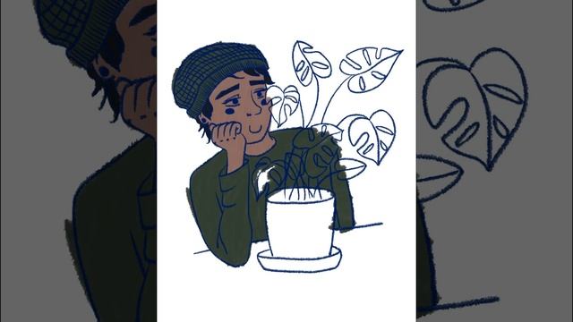 Procreate Speedpaint - Love My Monstera