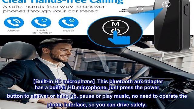 Great Product -  (Upgraded) Ankilo Aux Bluetooth Adapter For Car, 2 In 1 Bluetooth 5.0 Receiver For