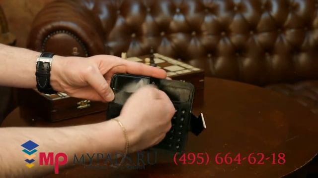 Чехол-книжка для Explay A320 черный кожаный