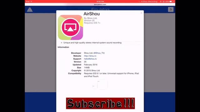 ✔️How To Get Screen Recorder For IOS 9 (NO COMPUTER Or JAILBREAK) [AirShou]