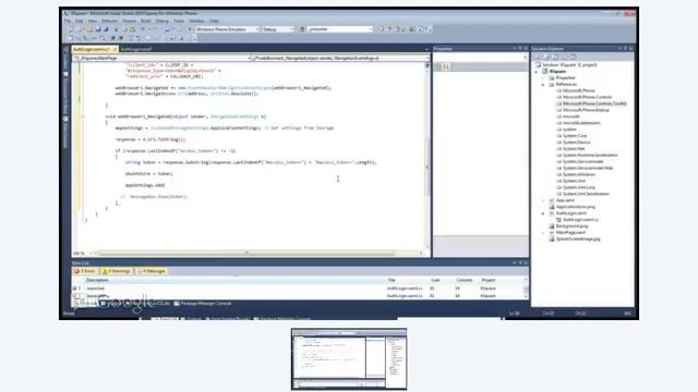 Howto Use OAuth To Make A Foursquare App In Windows Phone 7 [ G+ Hangout ]