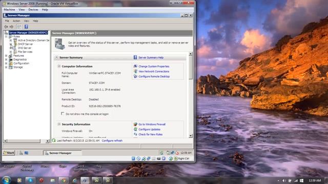 Installing And Configuring DHCP  Windows Server 2008