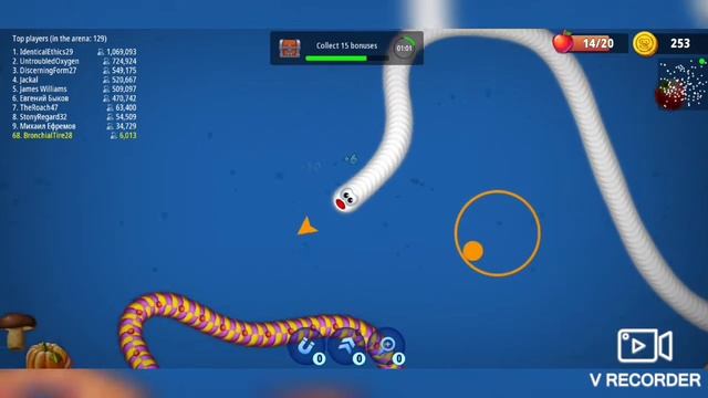 Worms Zone.-01  Hungry Worms / Snake Game / Oggy Game /  Taimoor Gamer  --Gaming Zanta