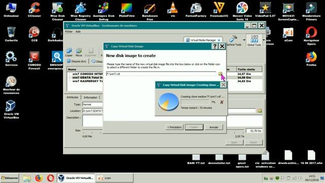 VirtualBox (erreur Copie Clone  Solution Resolution (tuto FR