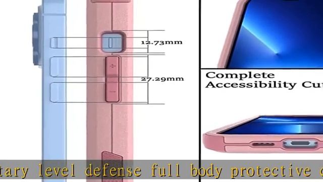 KEWEK Case For IPhone 13 Pro Max Heavy Duty Shockproof Rugged Case, Military Grade Full Body Protec