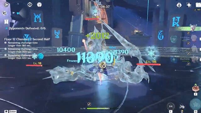 C0 Raiden National & C2 Ayaka Freeze | NEW SPIRAL ABYSS 3.5 | Floor 12 - 9⭐