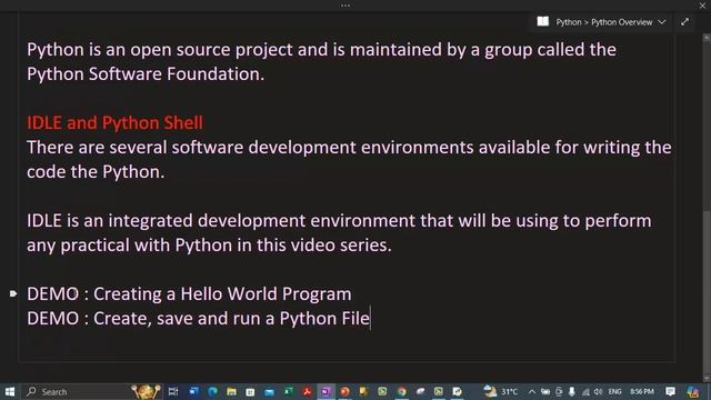 Python Overview | Python Training | Programming | Data Science
