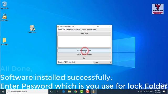 How To Set Password To Folder In Windows 7/8/10