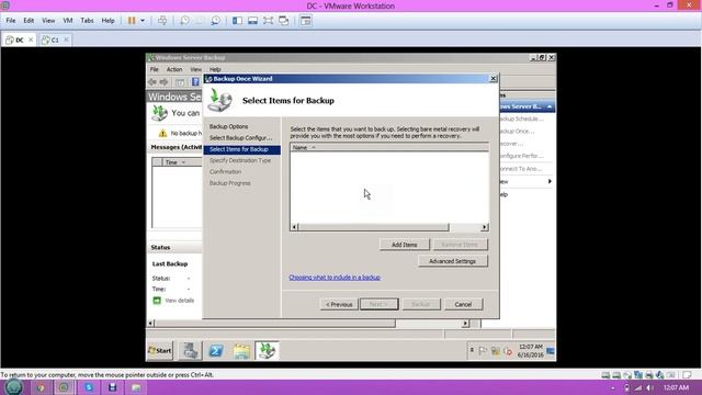 How To Take The Backup Of Server 2008 Lecture   47 Part   2   Youtube