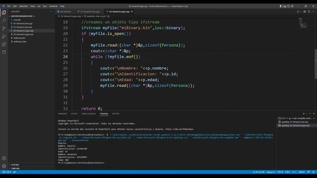 019- Archivos Binarios En C++ Y Ejemplo De Lista, Clase Del 31 De Octubre 2022