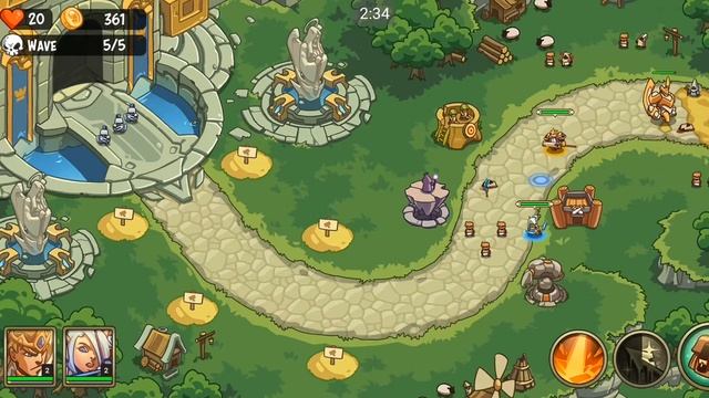 Empire Warriors: Tower Defense TD Strategy Games (2018) - Gameplay (Android/IOS)