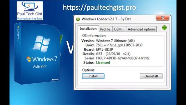 Windows 7 Activation For Free 32&64 Bit 100% Working [ July 2017 Latest]
