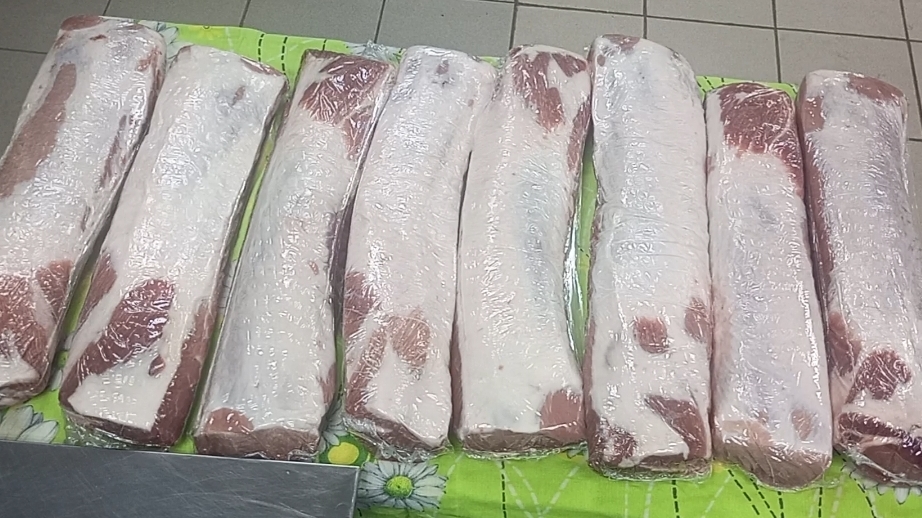 Вяленое мясо. Разделка карбоната.