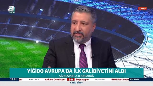 Rıza Çalımbay'dan Galibiyet Sonrası Flaş Açıklamalar / Sivasspor - Karabağ Maç Sonu Basın Toplantıs