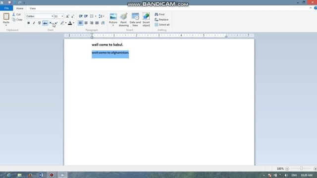 7. Wordpad