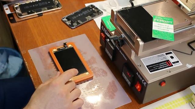 Замена стекла Iphone 5, 6, 6S, 6 Plus часть 9