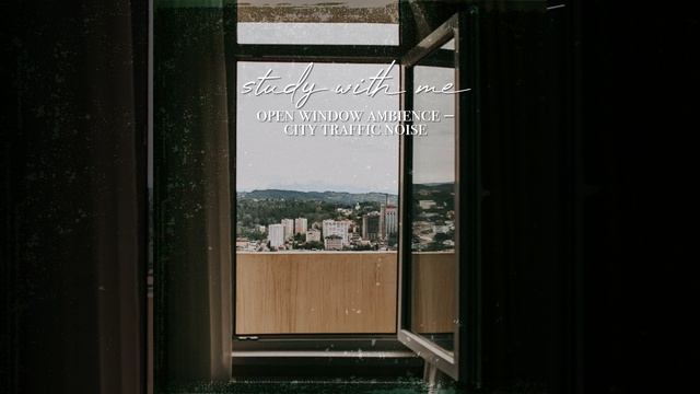 Open Window Ambience - City Traffic Noise, Pt. 6