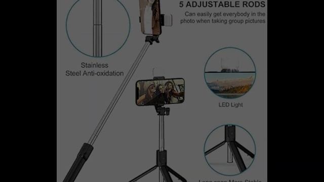 Wireless Selfie Stick Foldable Mini Tripod Stand R1 Tripod #perfectlighting