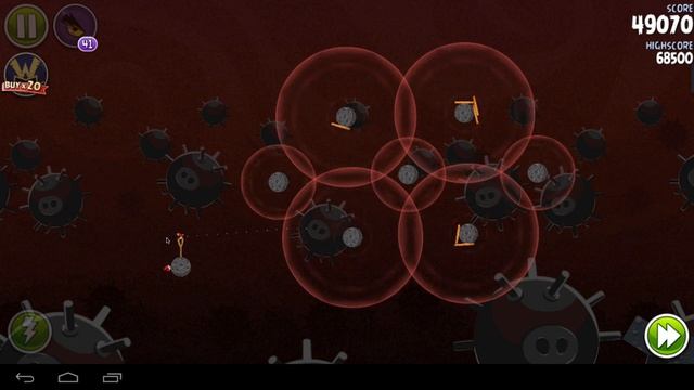 Angry Birds Space Danger Zone Level 9   69070