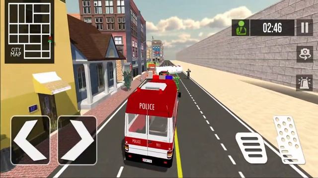 Police Ambulance Van Driving - 911 Rescue Emergency Simulator - Android IOS GamePlay