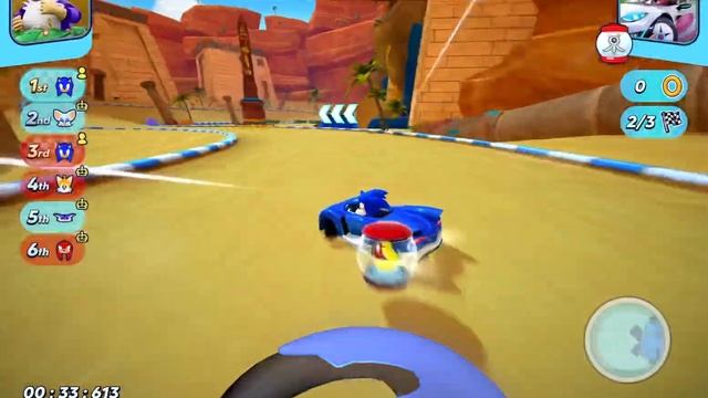 Sonic Racing - Win Challenge With Higher Level Player