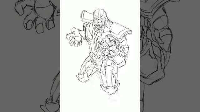 Thanos Speed Painting Procreate 4.0 Beta