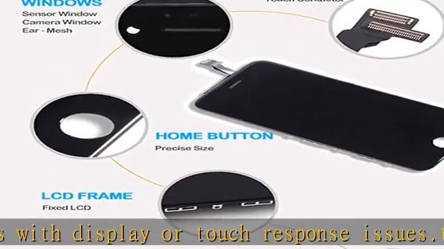 PassionTR Select US Black For IPhone 6 4.7 Inch LCD Display Digitizer Glass Screen Replacement Full