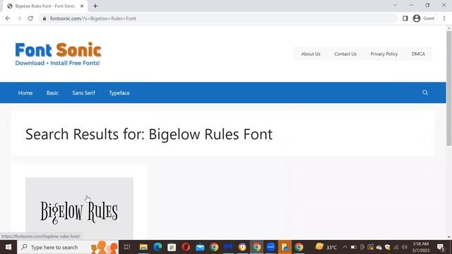 How To Download And Install Bigelow Rules Font Free Download In Adobe Photoshop