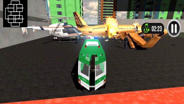 Police Ambulance Rescue Driving -911 Emergency Ambulance Simulator -aeroplane Crash -ios Gameplay#1