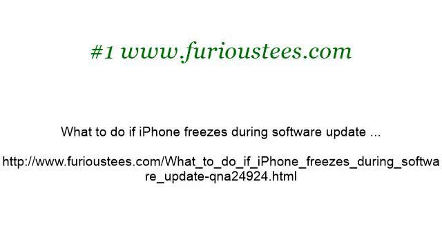 What Do You Do When Itunes Freezes While It Is Downloading An Upgrade?