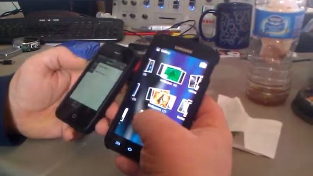 Galxy II Verse IPhone 4s