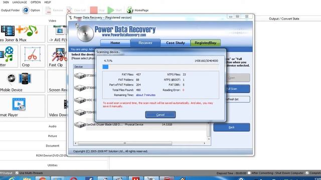 Data Recovery- Advanced Mode, Undelete Recovery, Deep Scan, Save Files |Studio GOW_R
